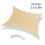 Sail Shade Rectangle Blue Polyester Oxford Cloth 10