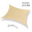 Sail Shade Rectangle Blue Polyester Oxford Cloth 11