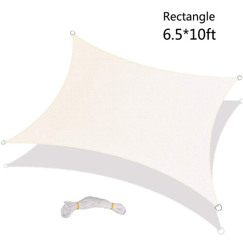 Sail Shade Rectangle Blue Polyester Oxford Cloth 1