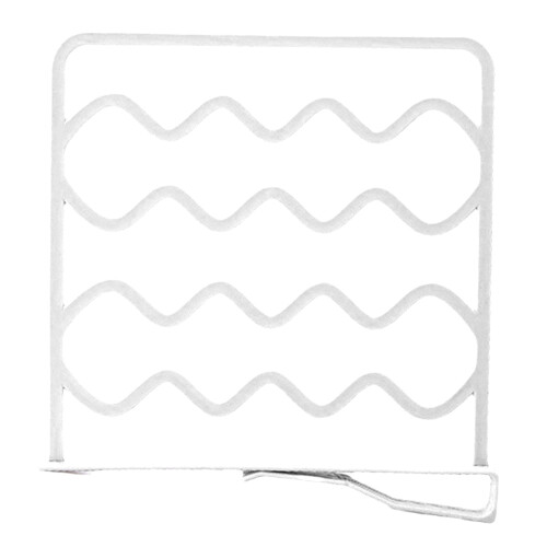 Divisori per ripiani dell'armadio in plastica bianca, compatto, 5.29oz 1