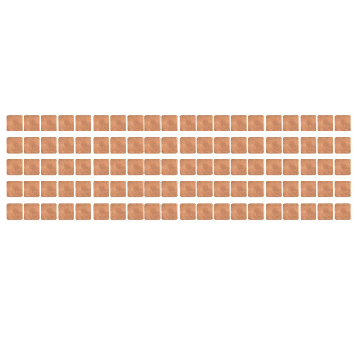 100pcs Copper Pad Shim Thermal Conductivity Burr