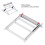 Foldable Table Saw Support Stand with Roller Sliding 55‑135mm 5