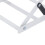 Foldable Table Saw Support Stand with Roller Sliding 55‑135mm 10