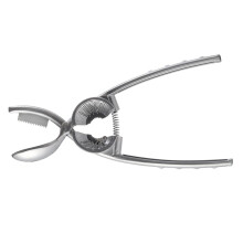 Nut Crackers Heavy Duty Manual Chestnut Opener and Nut Cutter Kitchen Utensil Silver Finish for Easy Use
