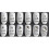 Glue Fix Crystal Flatback Rhinestones (ss20 576pcs, Jet) 9