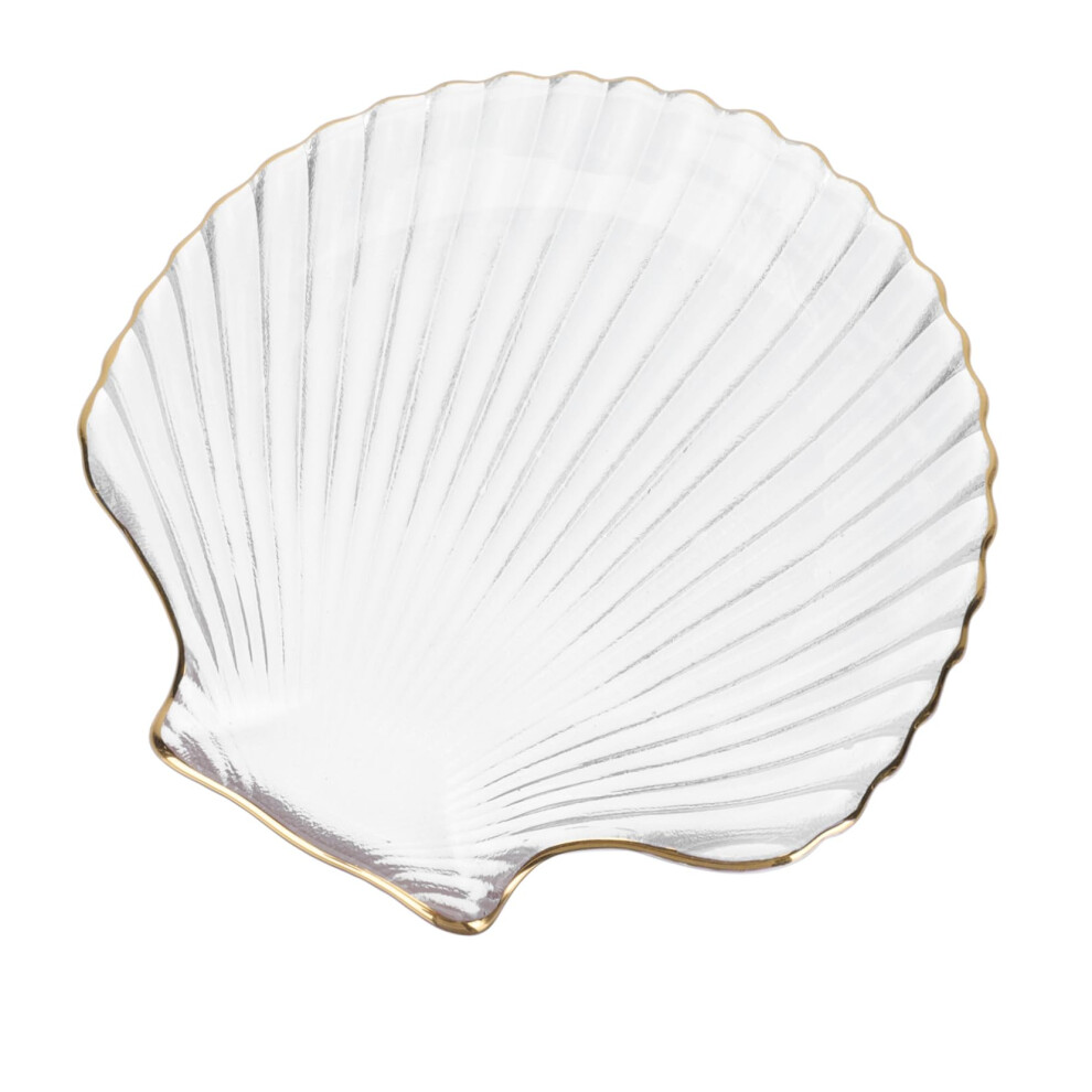 Ocean Series Crystal Glass Fruit Storage Dish 10-Inch Dessert Plate for Weddings and Elegant Table Decor-image-OPC-PKDWDHD-NEW