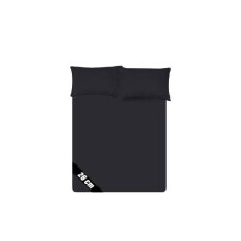 (Black , Single (90cm x 190cm)) 2500 Hotel Quality 26cm Deep Premium Fitted Sheet – Soft Microfiber Fabric – 10 Colour Options Wrinkle-Resistant, Q804, Breathable &