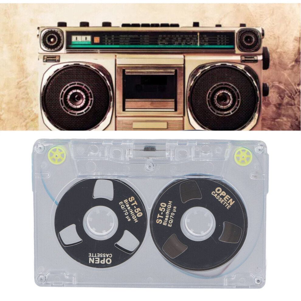 High Output Low Noise 46Min Recording Cassette Tape For Diy Music Black 7891348749231