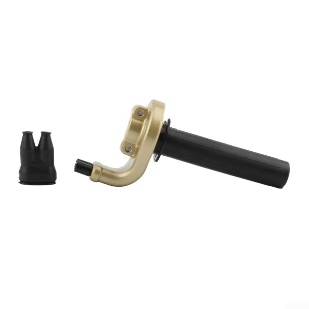 Motorcycle Quick Turn Throttle Handle Grips Ergonomic Design Compatible With Most Motocross Models Gold 6038364282408