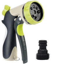 Garden shower, garden shower Garden sprayer with 8 functions for all common garden hose systems, shower nozzle with locking function
