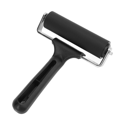 10cm Rubber Brayer Roller Portable Press Roller 2