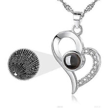 925 Sterling Silver I Love You Necklace 100 Languages Love Necklace