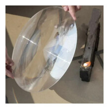 Lab Microscope Accessories PMMA Large Solar Fresnel Lens 120 220 400 360mm Focal Length 2000mm Magnifying Glass