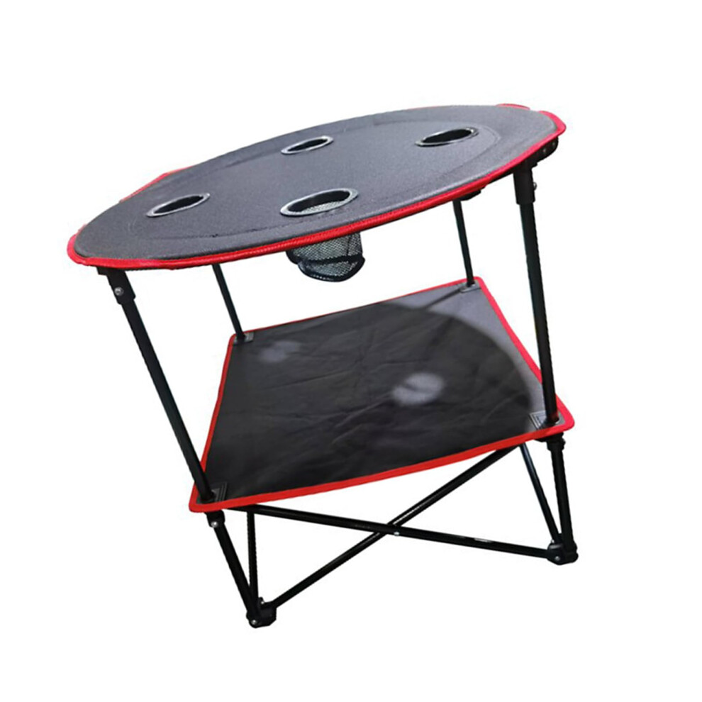 Outdoor Picnic Table with Oxford Fabric Top, Foldable Design, Compact Size for Travel, Family Use, and Camping-image-OPC-PKDWHNX-NEW