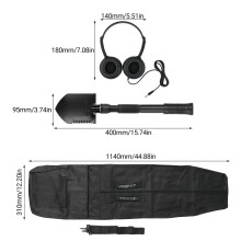Metal Detecting Accessories Kit with Headphones, Shovel & Bag for Treasure Hunting