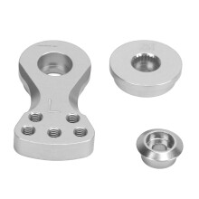RC 25T Protector de Servo L ServoArm Ti Color 33mm 17mm