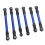 6 Stück RC-Spurstangen 78,5/88,5/98,5 mm Blau 13