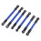 6 Stück RC-Spurstangen 78,5/88,5/98,5 mm Blau 16