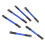 6 Stück RC-Spurstangen 78,5/88,5/98,5 mm Blau 15