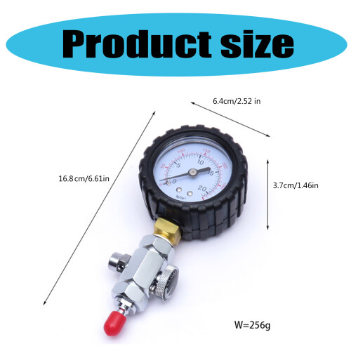 Diving Pressure Gauge for Regulator Underwater Diving Tanks 2