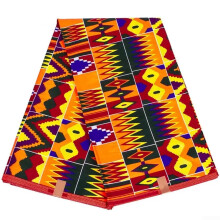 Ankara Wax Print Cotton Fabric for Dressmaking, 6 Yards of Vibrant African Patterns, High-Quality Textile