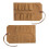 Heavy Duty Waxed Canvas Small Tool Bag Tool Pouch for Chisels 6