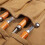 Heavy Duty Waxed Canvas Small Tool Bag Tool Pouch for Chisels 5