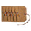 Heavy Duty Waxed Canvas Small Tool Bag Tool Pouch for Chisels 7