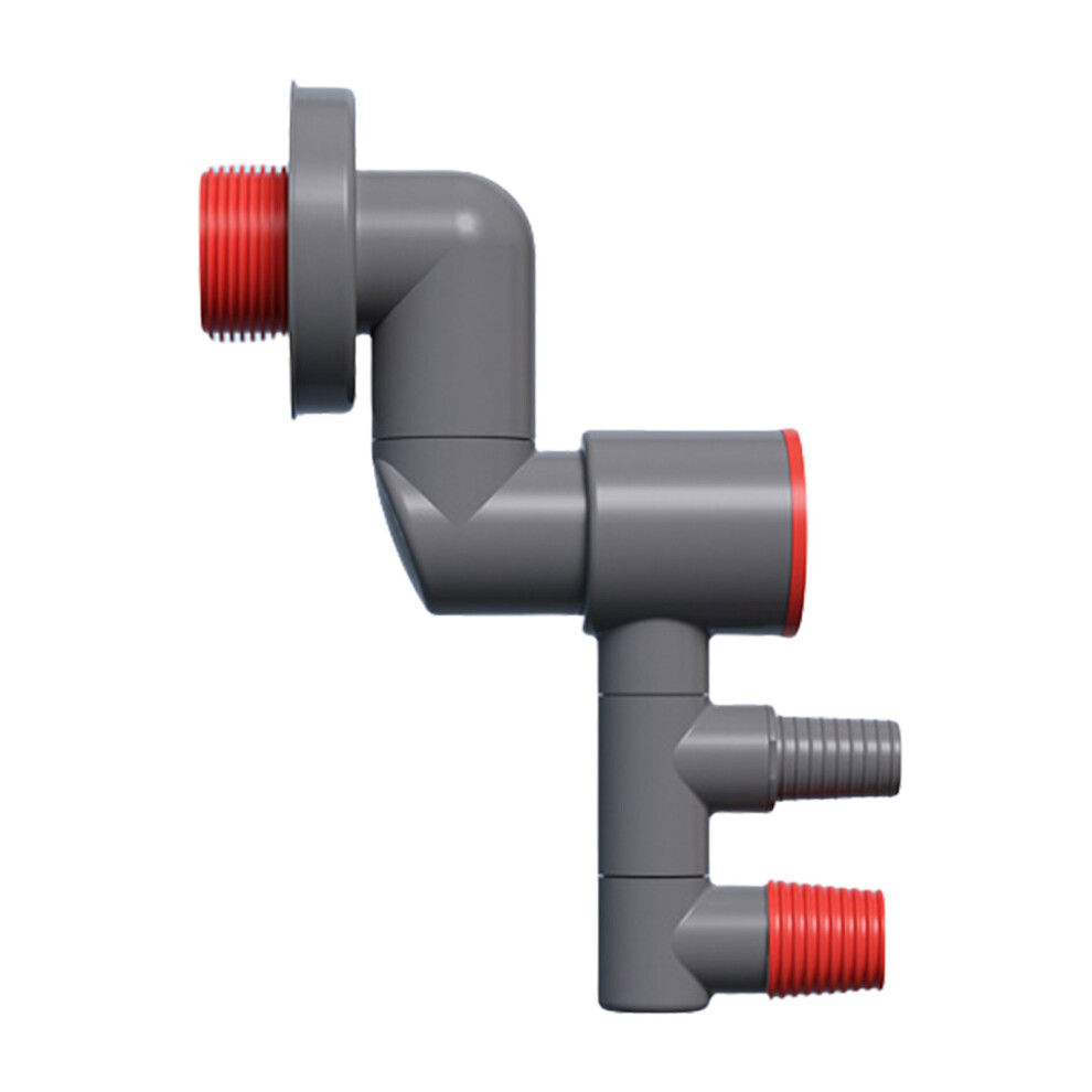 Pipe Drainpipe Connector Overflow Water Drain Pipe Joint Basins 7627000039866