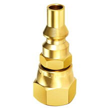 Convenient Brass Pipe Adapter 3/8Inch Female To 1/4Inch Male