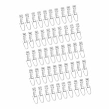 50PCS Curtain Gliders with Hook Durability Plastic Ensuring Long