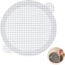 50 Pack, Disposable Shower Drain Hair Catcher Mesh Stickers for Bathroom Kitchen