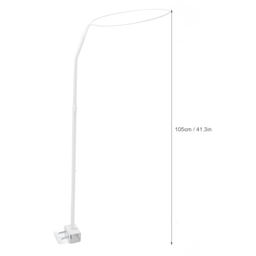 Adjustable Iron Crib Canopy Holder with Clamps, 105cm Height 1