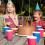 Round silicone coasters, non-slip glass coasters for drinks 5