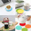 Round silicone coasters, non-slip glass coasters for drinks 16