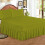 (Olive, Small Double) Extra Deep Fitted Valance Sheet Bed Sheets Single Double King Super King Size in Multiple Colors And Multiple Sizes ( Single, Double, King, 1