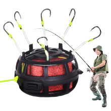 Fishing Hooks Freshwater | Reverse Bottom Bait Cage Carp Feeder Rig for Catfish and Carp, Durable Saltwater & River Use
