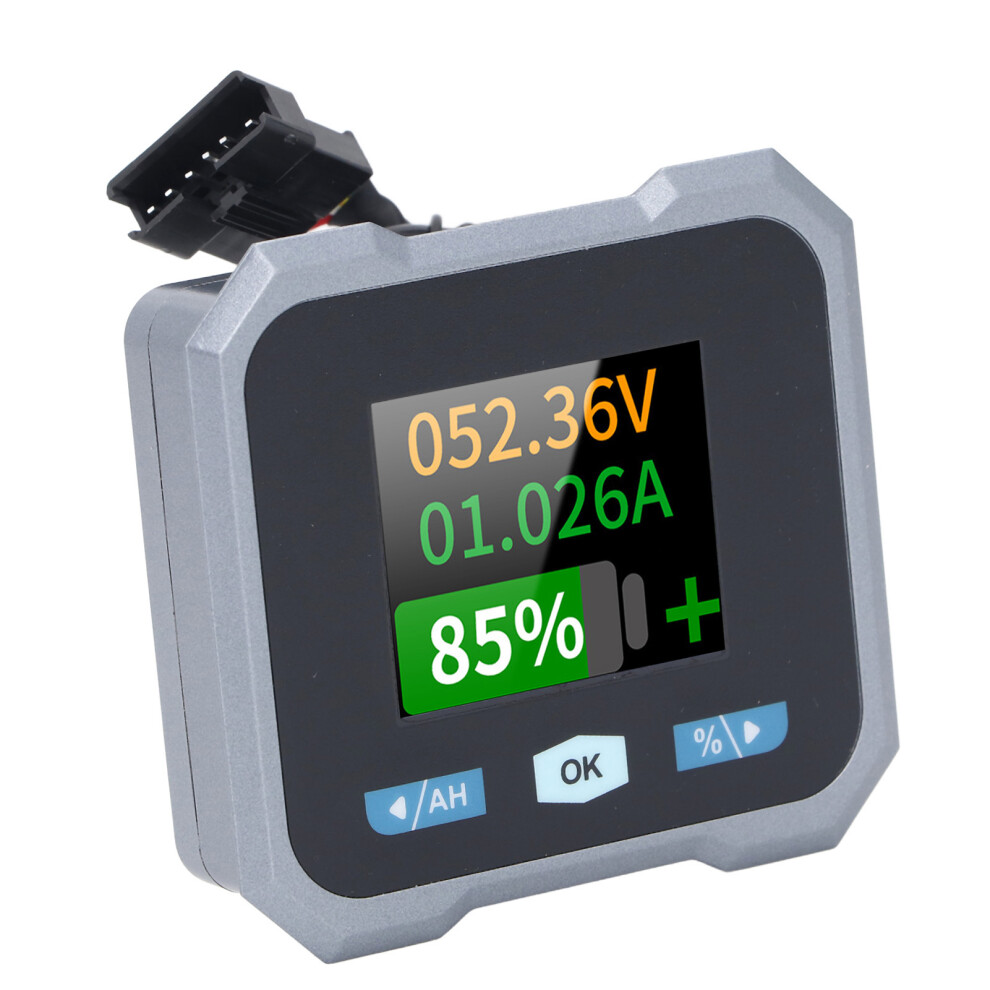 Smart Battery Monitor 1.8" Color Lcd Waterproof Volt Meter 50A 10-100V 8451348770780