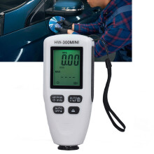 Beschichtungsdickenmesser 0–2000 µm LCD Digitaler Lacktester für Auto