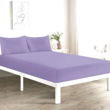 (Lilac, Super King Fitted Sheet) Fitted Sheet 25cm Deep Single Double King Super King Sizes Polycotton Wrinkle Fade Shrink Resistant Fitted Sheets Ultra Soft Polycotton All
