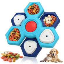 Bol d'alimentation lente pour chien en PP, 8 oz, jouet puzzle interactif