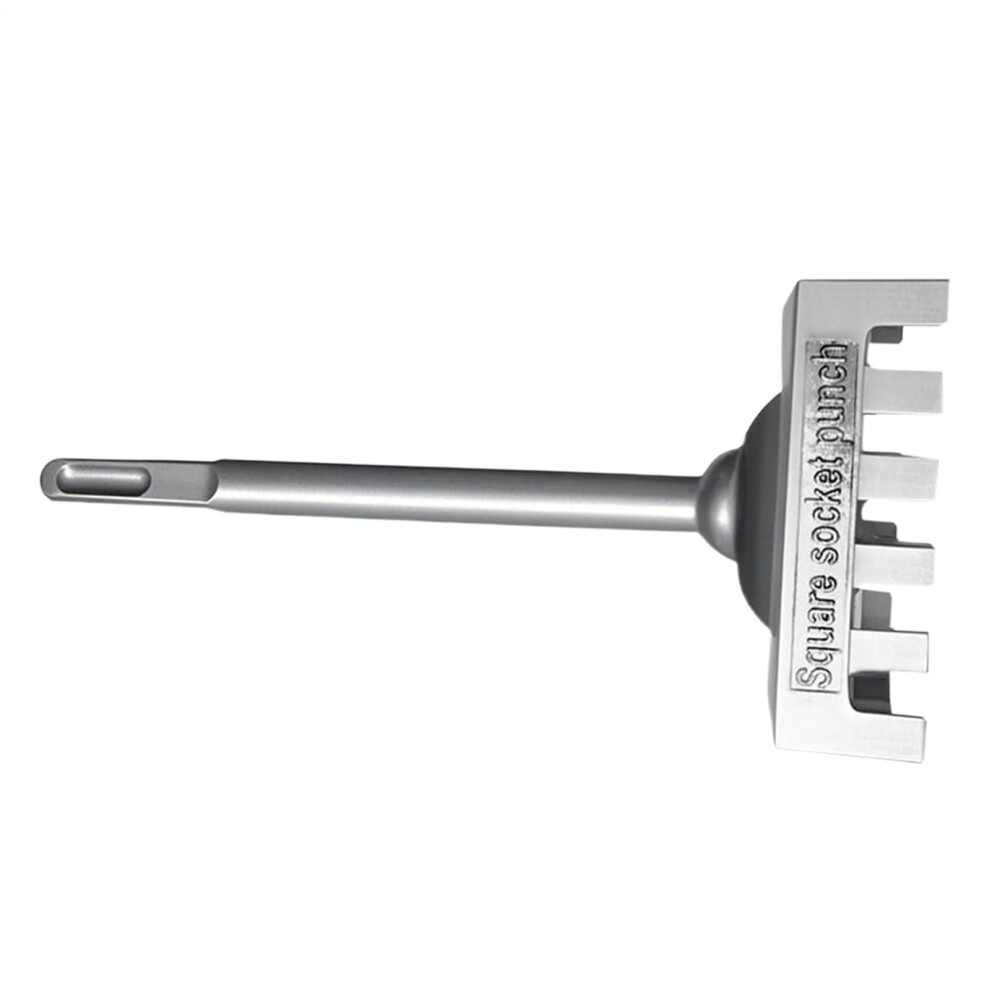Electrical Box Hole Cutter - High Carbon Steel Socket Slot Cutter For Electric Hammer - Square Cutout Saw, 2-Inch Size 9016109763587