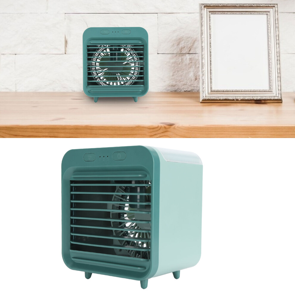 Portable Misting Fan 200Ml 5000Mah Usb Rechargeable Quiet Lake Green 8721348773600