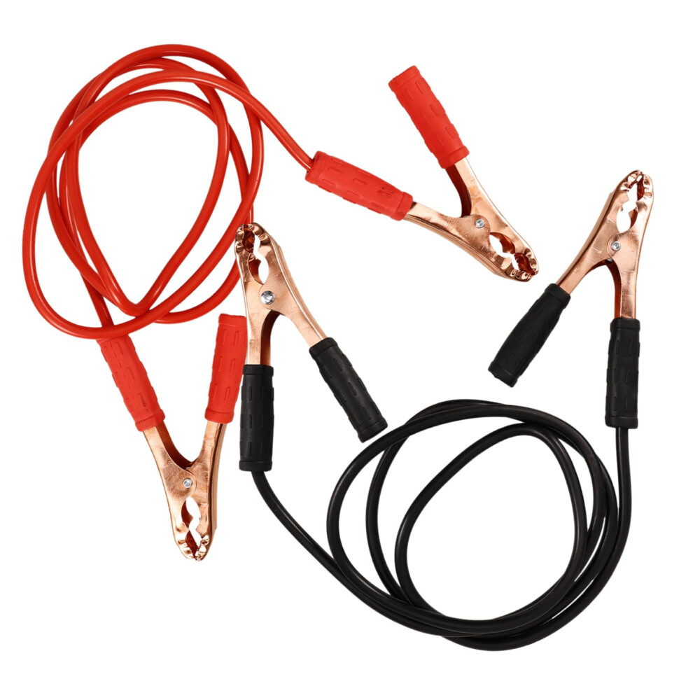 2Pcs Heavy-Duty Emergency Starter Clamp Jumper Cables With Durable Alligator Clips For Reliable Car Jump Starting 6447073579769