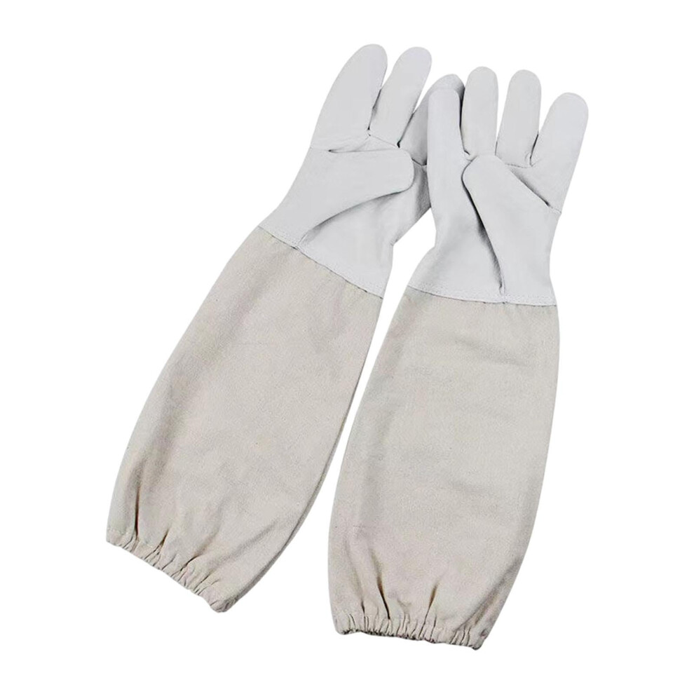 Beekeeping Gloves Pack of 2 with Cuffs, XL Bee Protection Sleeves for Women Beekeepers, Durable and Comfortable-image-OPC-PKDWX6B-NEW