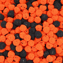 (2.2kg Sweet Jar) Mini Black & Orange Dots