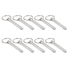 10Pcs Carbon Steel Button BallHead Locking Pin Quick Releases