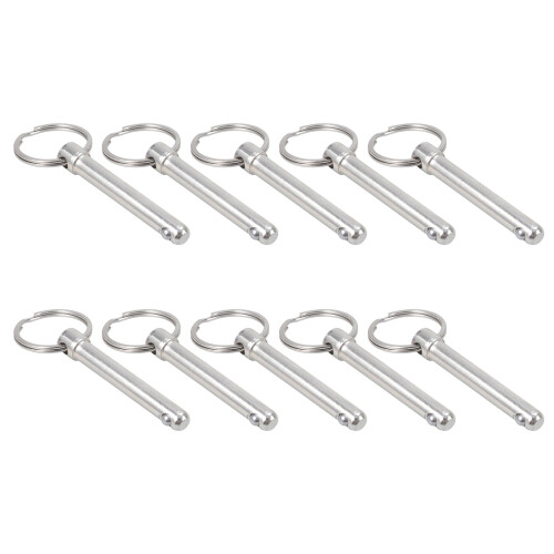 10Pcs Carbon Steel Button BallHead Locking Pin Quick Releases