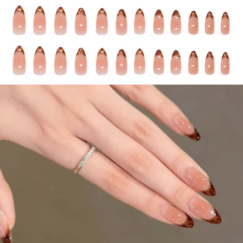 Leopard Pattern Press on Nail Full Cover False Nail for Fashion 1