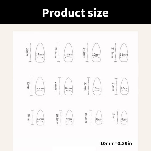 Leopard Pattern Press on Nail Full Cover False Nail for Fashion 2
